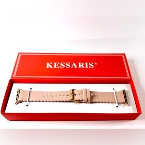 Kessaris Apple Watch Band Blush Pink New With Box Included